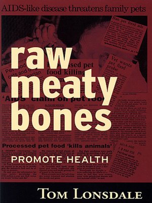 cover image of RAW MEATY BONES